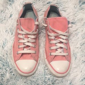 Pink All Star Converse!! Blue on the inside